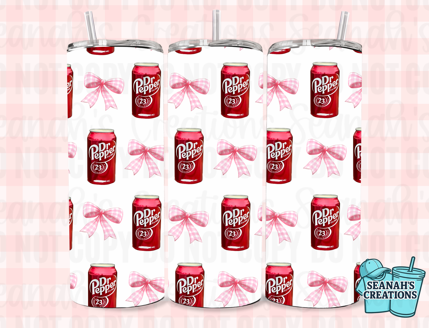 Dr Pepper Bow 20oz Tumbler