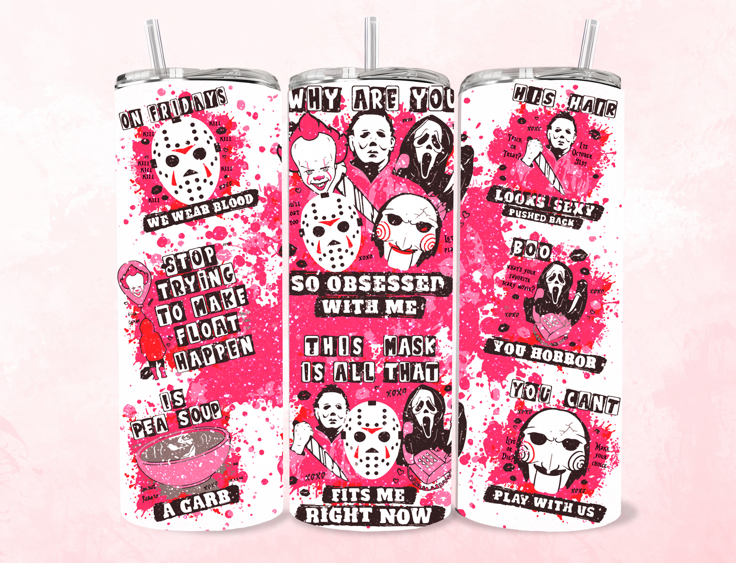 Horror Mean Girls Tumbler – 20oz Skinny