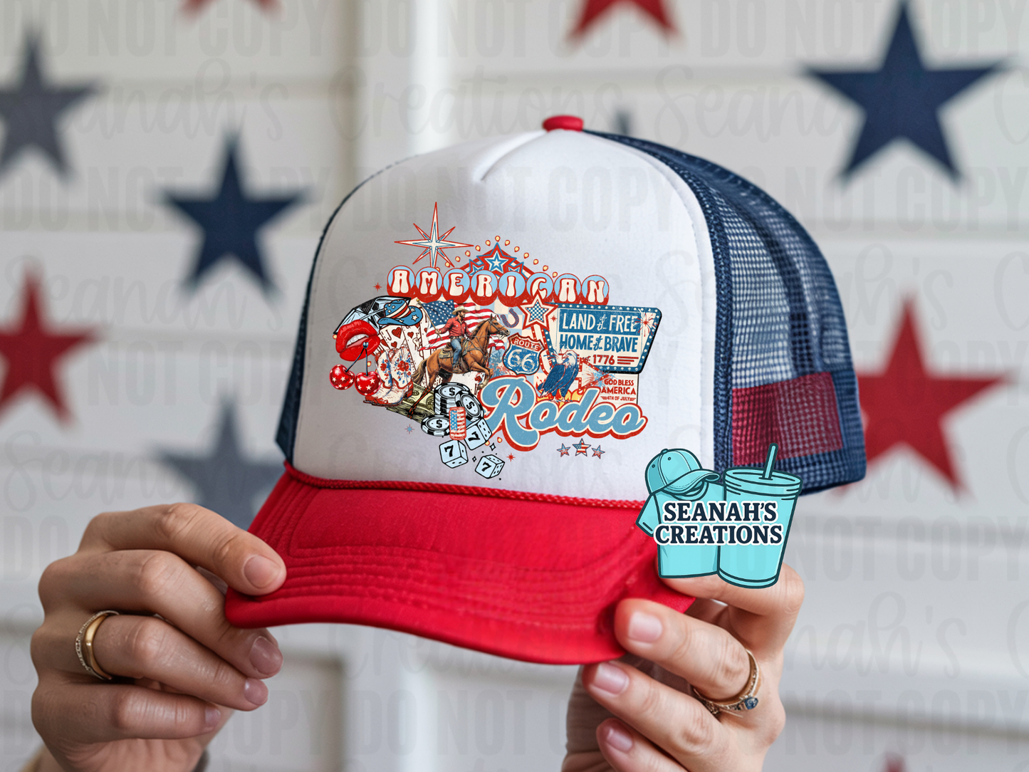 American Rodeo Trucker Hat