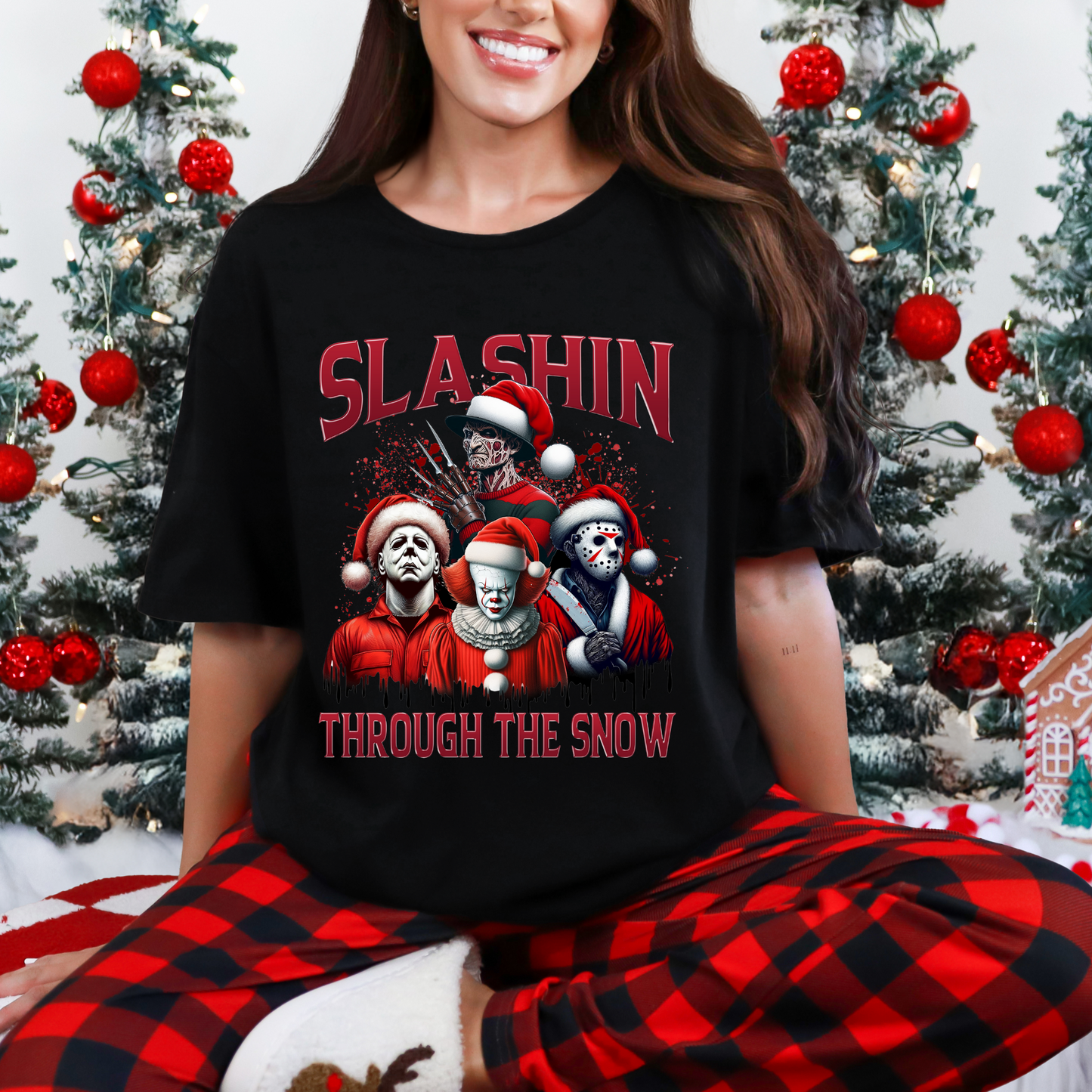 🎄 Slashin’ Through the Snow Tee