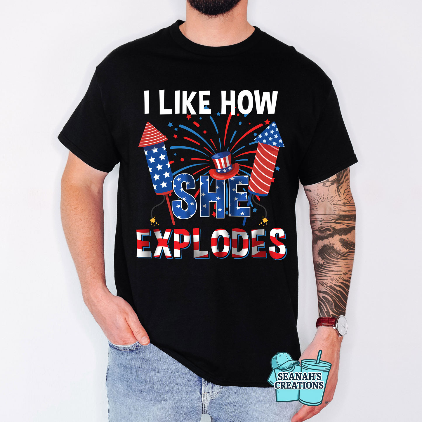 🇺🇸 I Like How She Explodes Tee