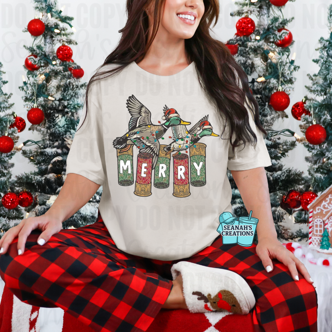 🦆🎅 Merry Mallards Christmas Tee