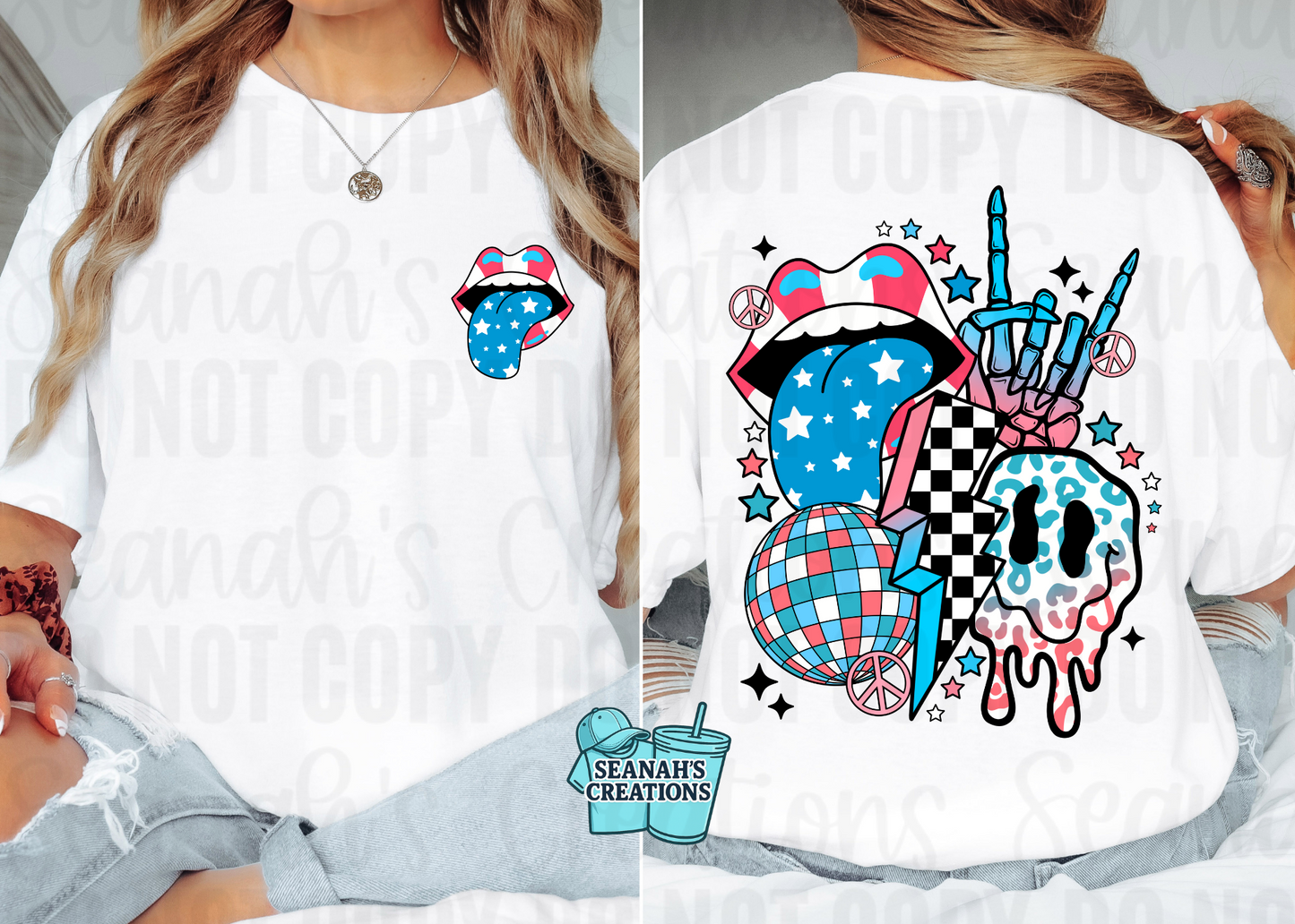 ๐ค Patriotic Rock and Roll Tee ๐บ๐ธ