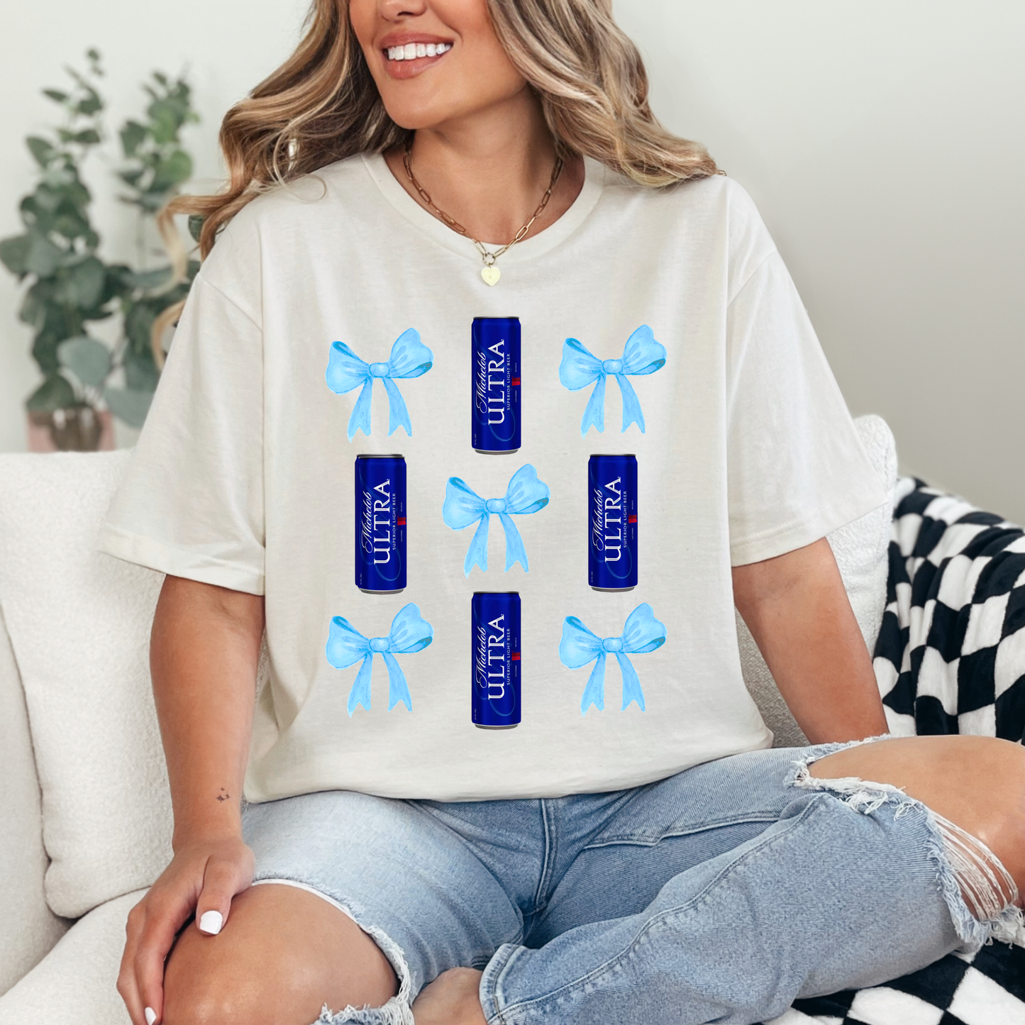 Beverage Bow Graphic Tee 🎀