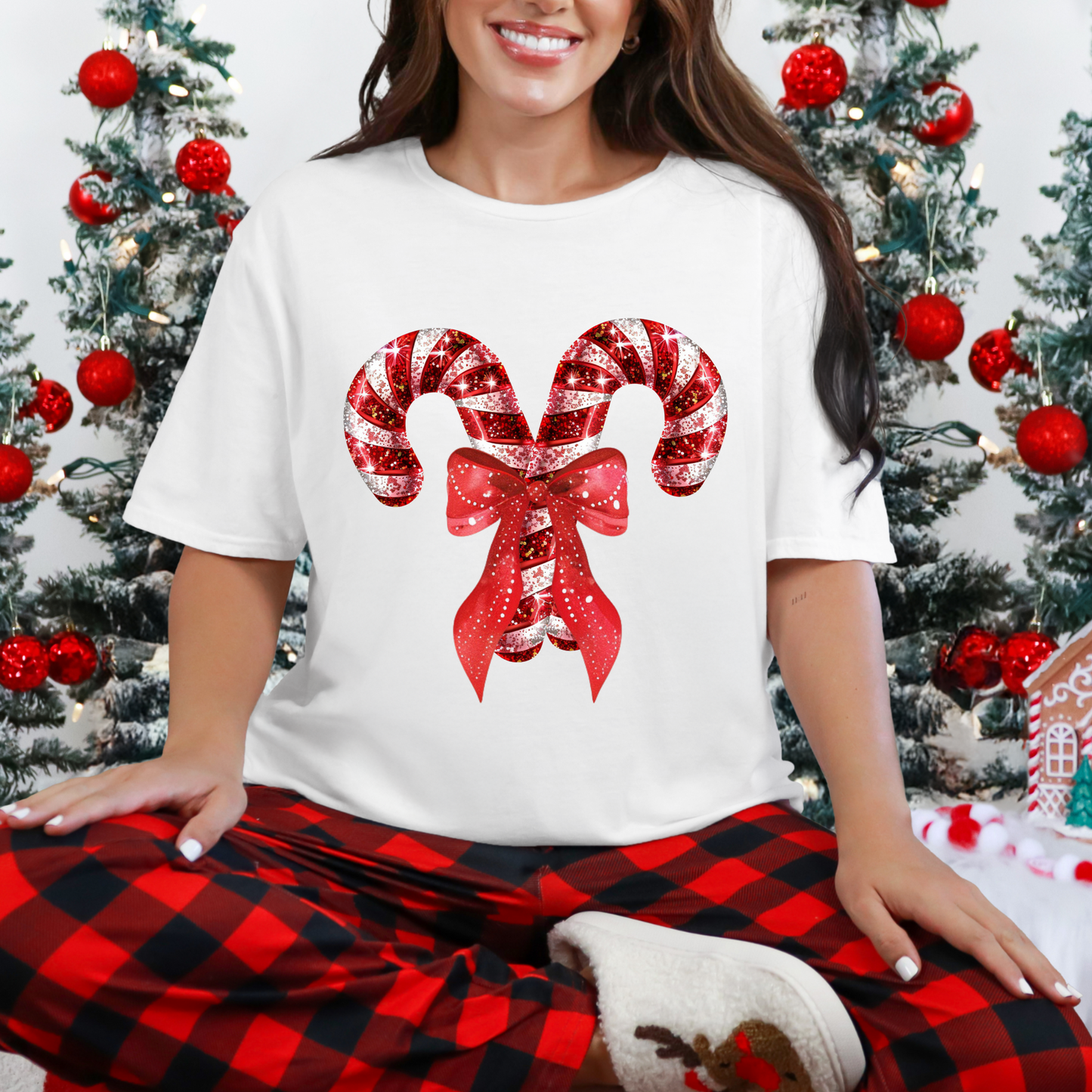 β¨ π Candy Cane Cutie Tee πβ¨