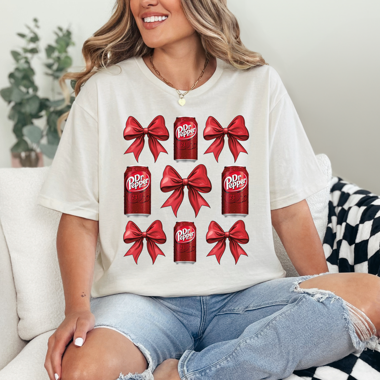 Dr Pepper Bow Graphic Tee 🎀