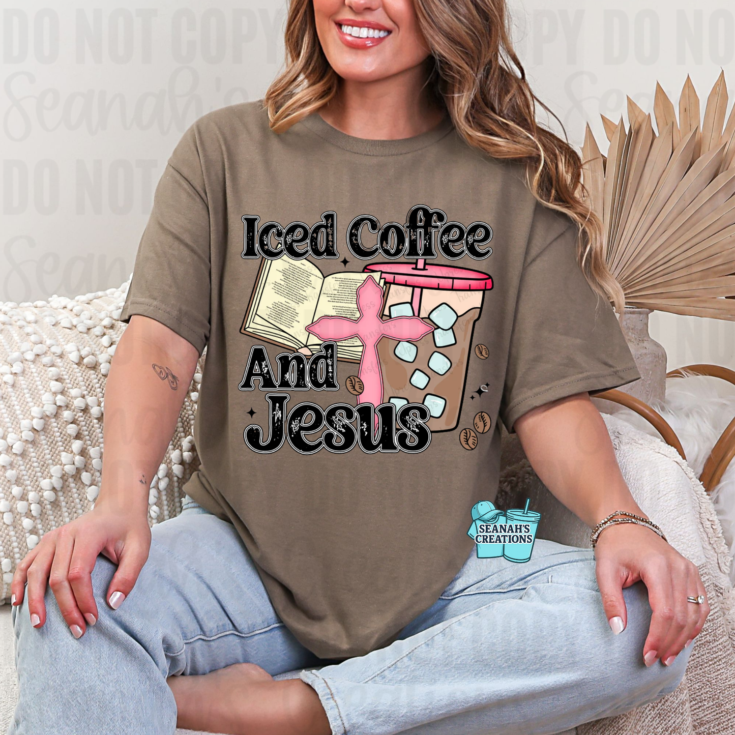 ☕ Iced Coffee And Jesus Tee