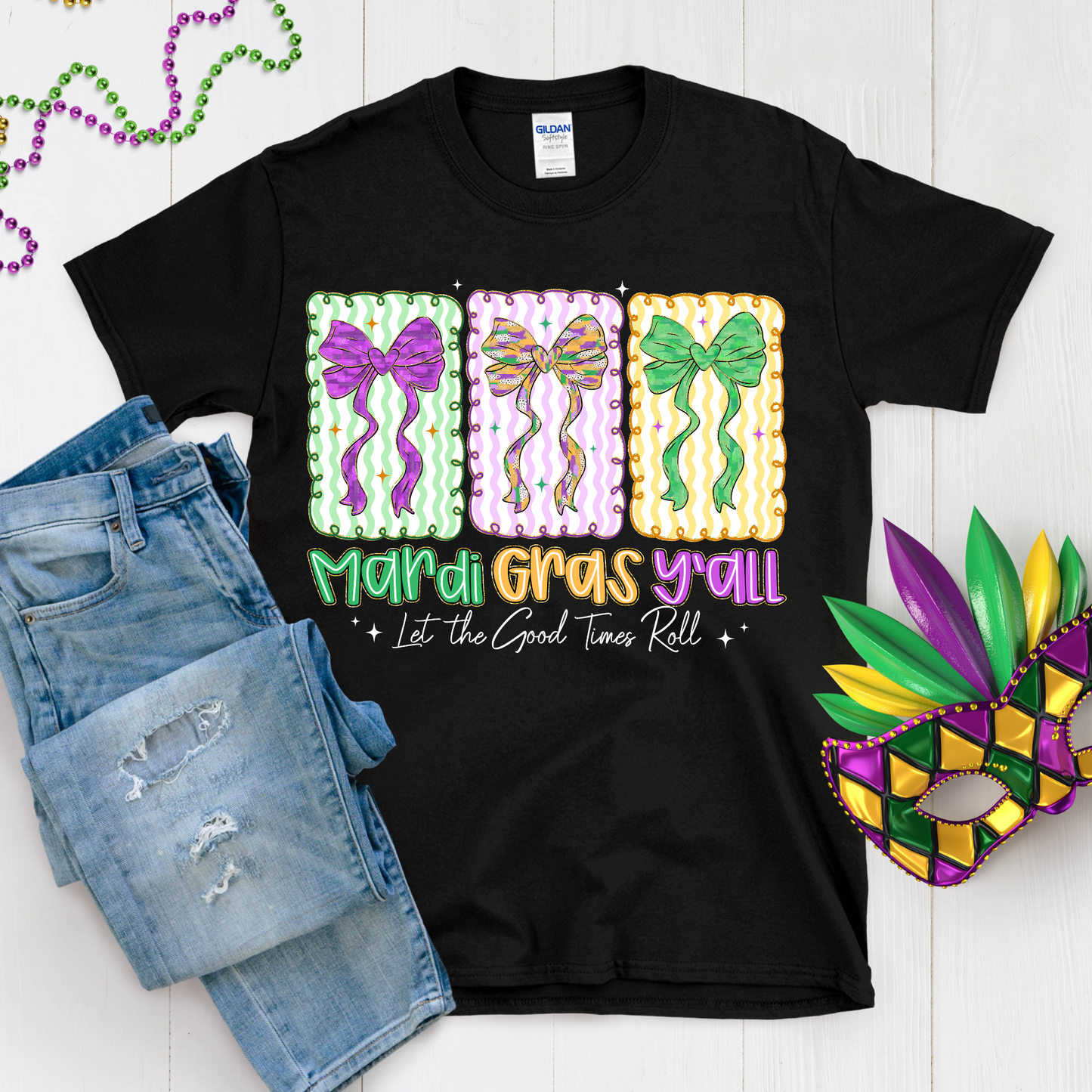 🎠Mardi Gras Y’all Tee ðŸŽ