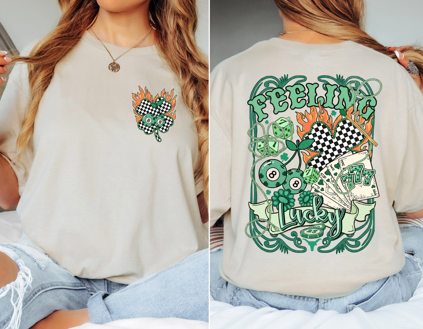 🍀 Feelin’ Lucky Tee 🔥