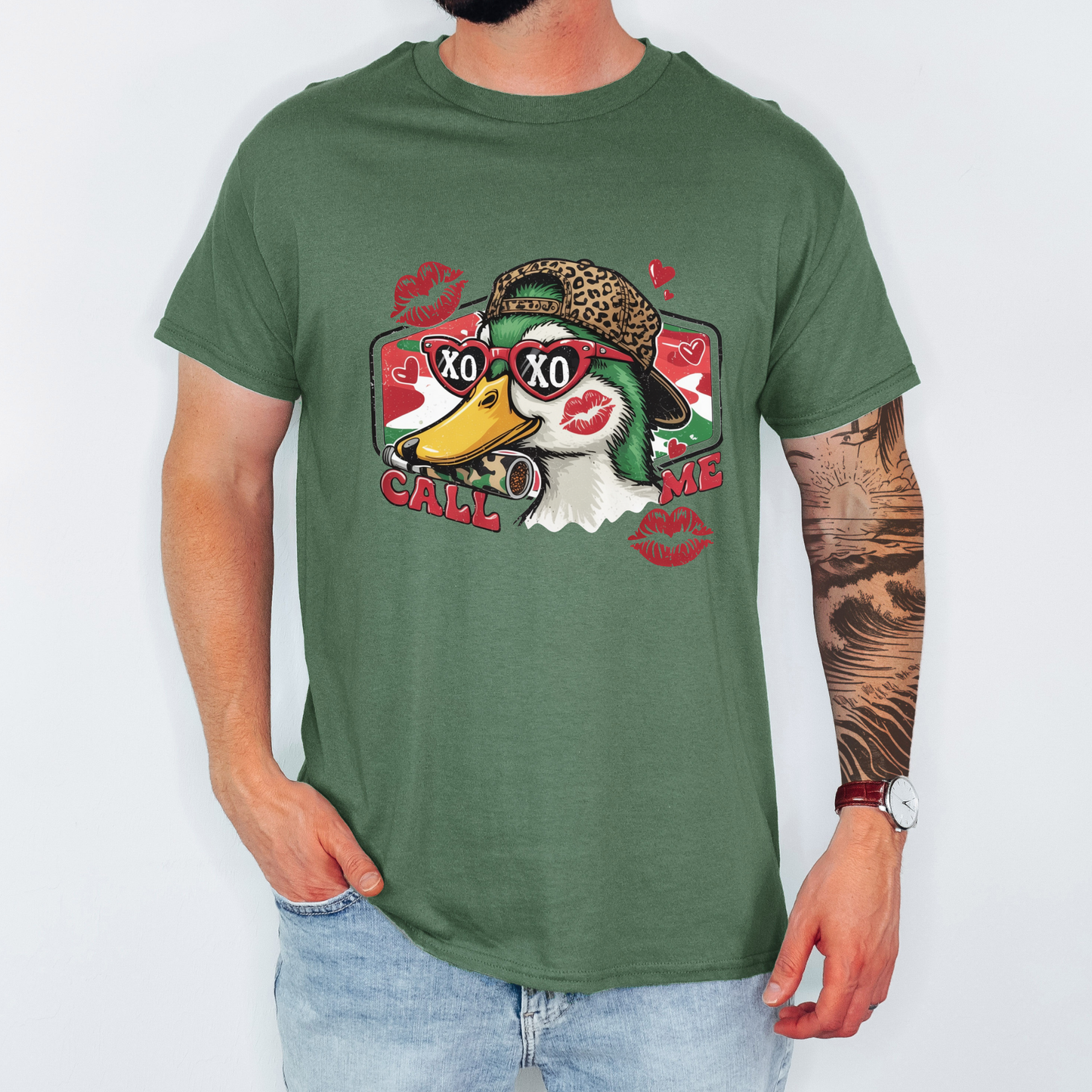 💋 Call Me Duck Valentine Graphic Tee 🦆