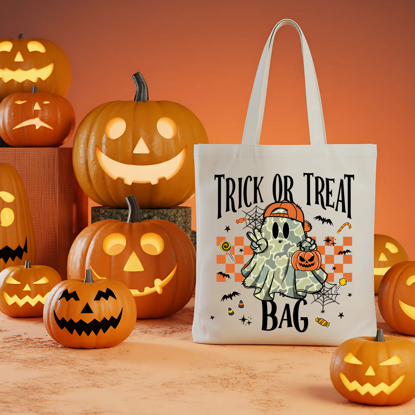 ππ» Bow or Hat Trick-or-Treat Tote π·οΈπ¬