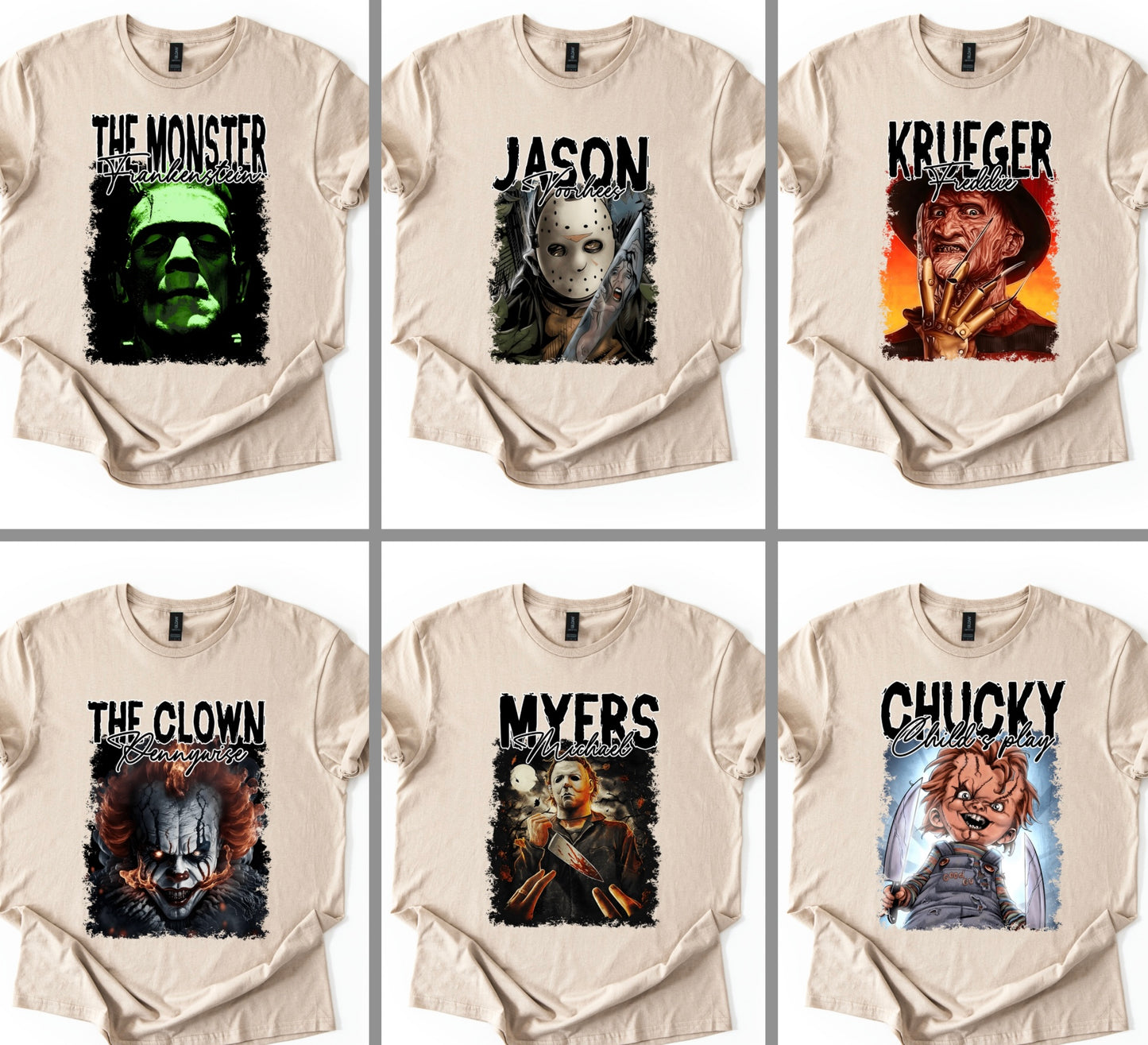 🩸🔪 Halloween Horror Tee Collection 🔪🩸