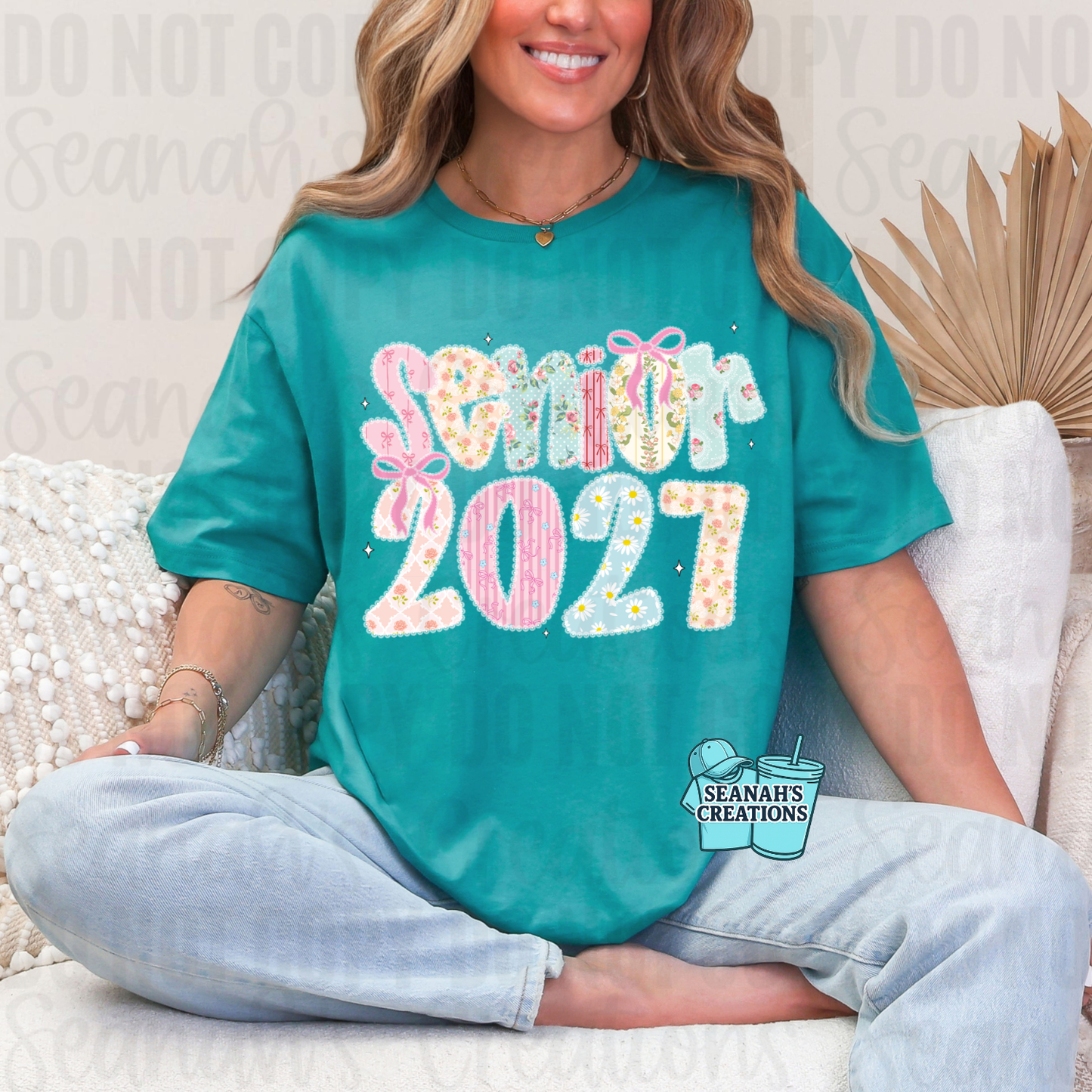 Senior 2027 Floral Tee