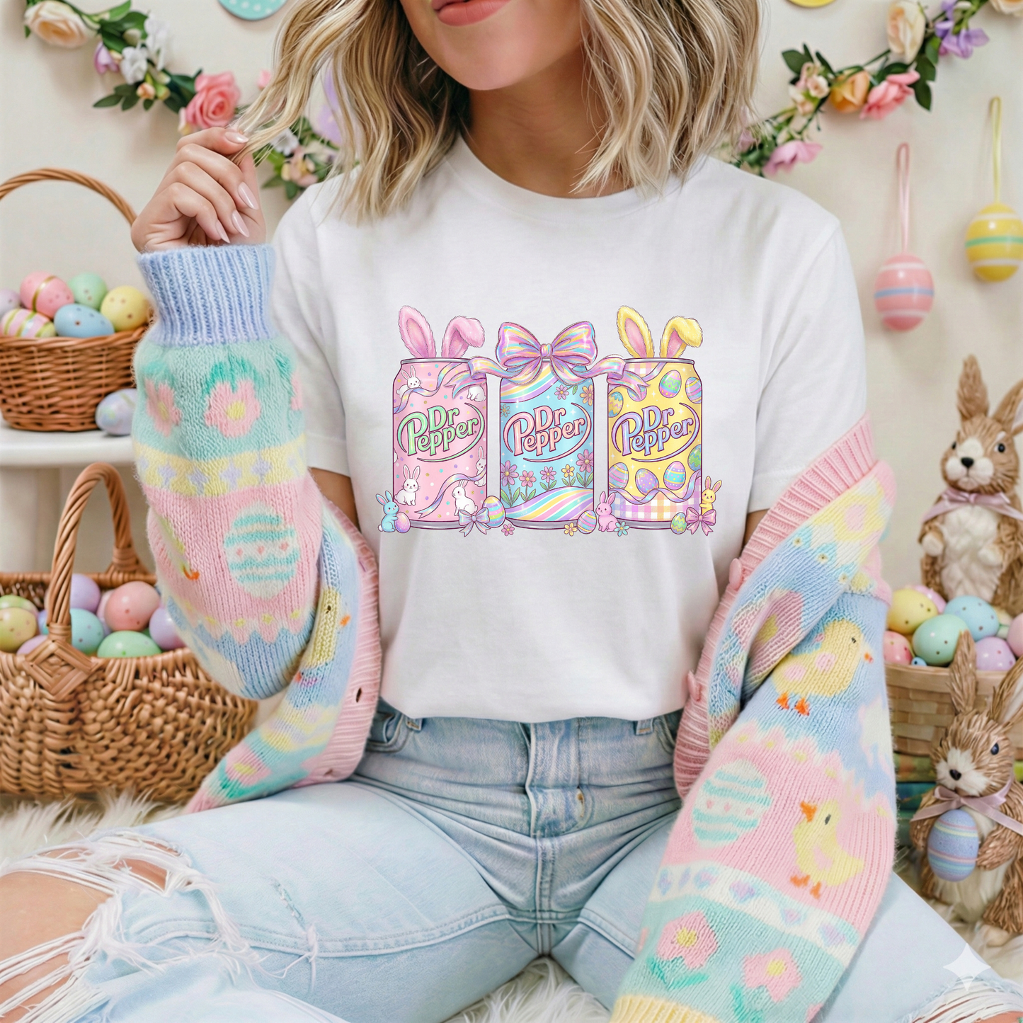 🐰🥤 Easter Dr Pepper Trio Tee