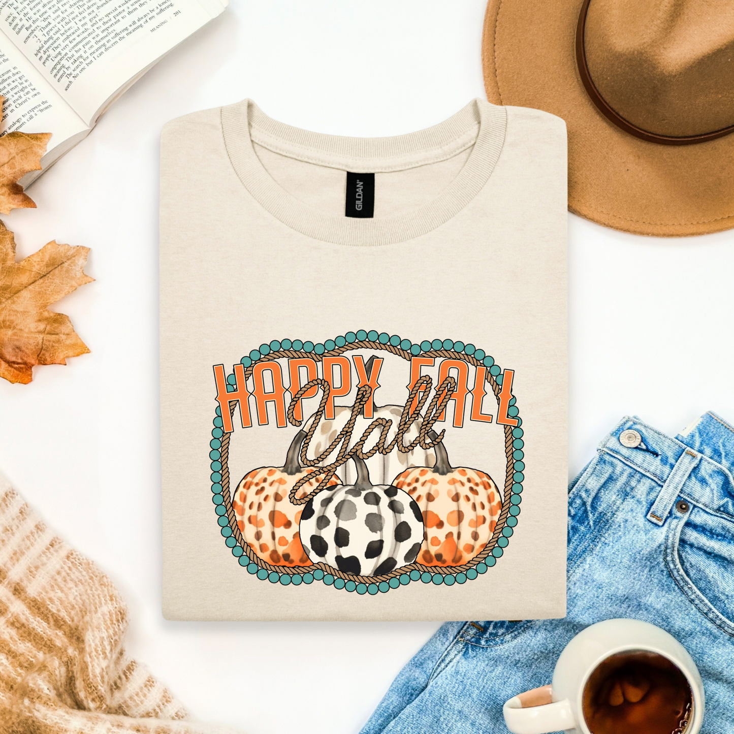 ๐ Happy Fall Yโall Tee ๐