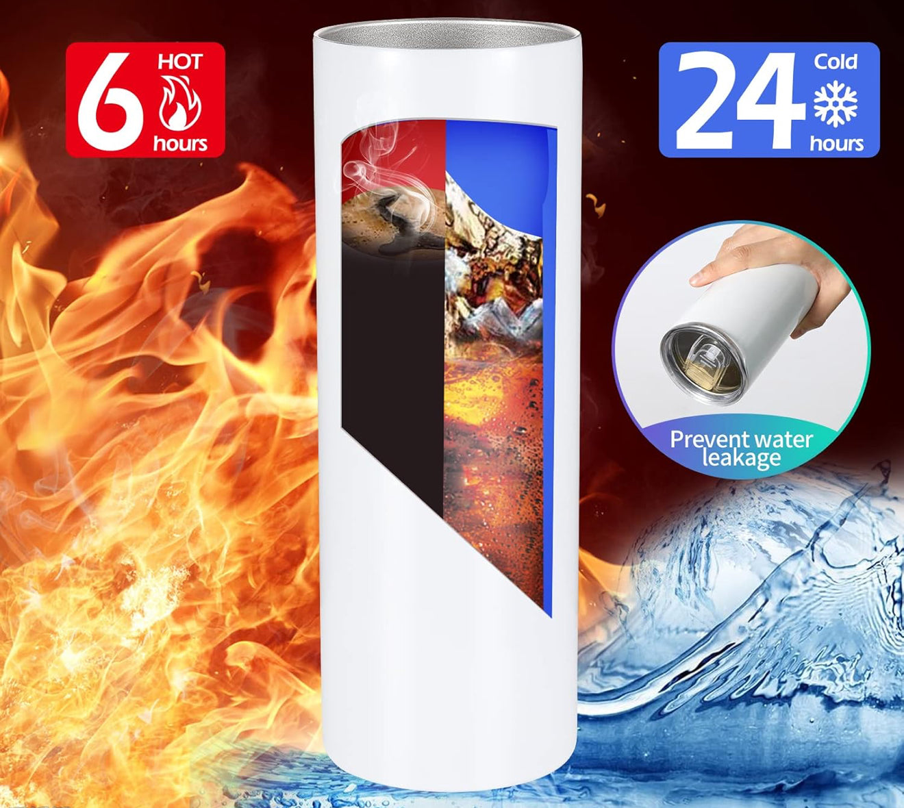 Spooky Bitch Season” 20oz Skinny Tumbler