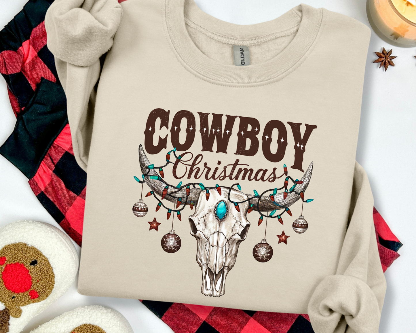 Cowboy Christmas Sweatshirt