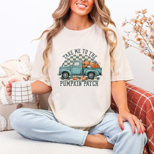 🚜🎃 Take Me to the Pumpkin Patch Tee 🎃🚜