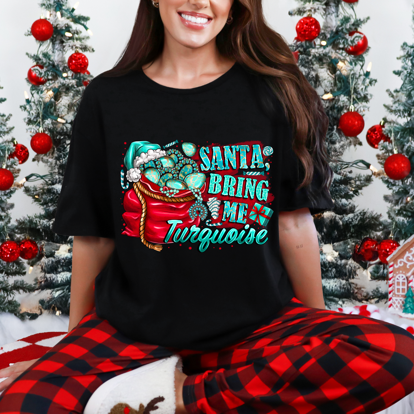 Santa, Bring Me Turquoise Tee 💎🎅