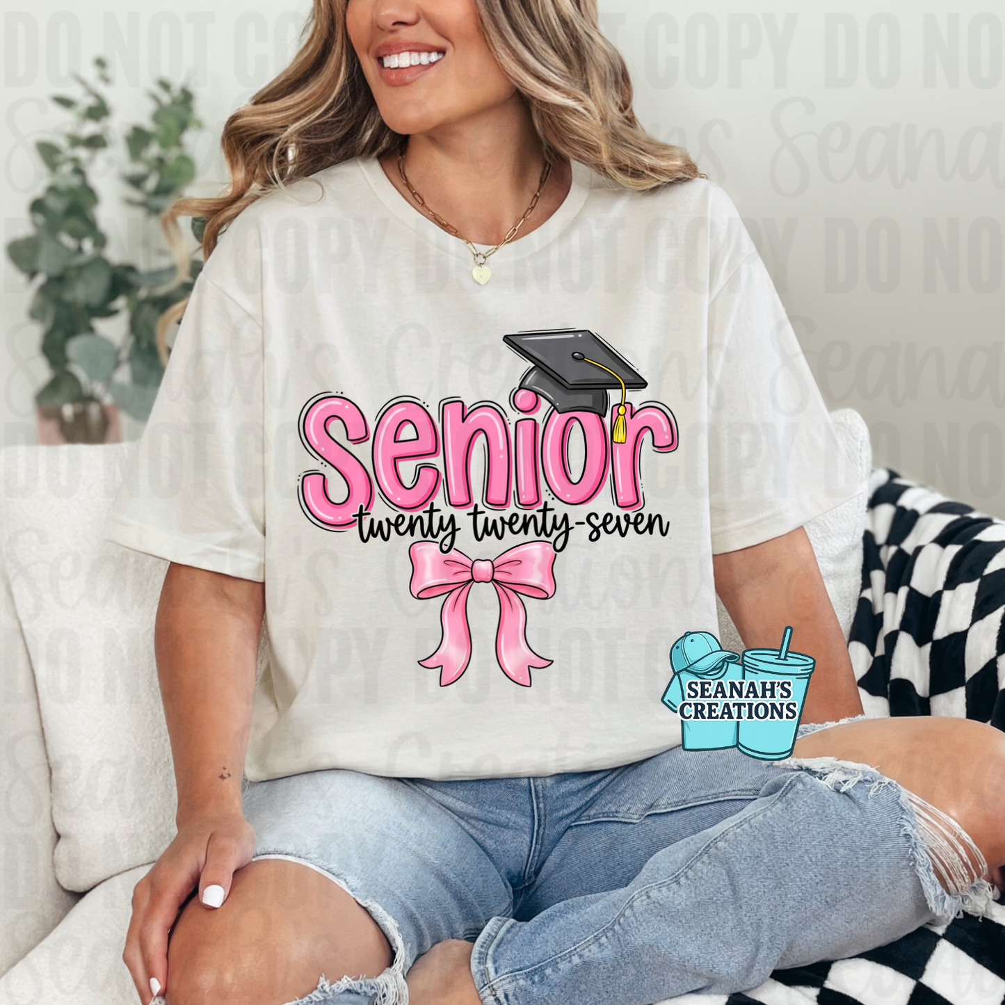 Pink Senior 2027 Tee