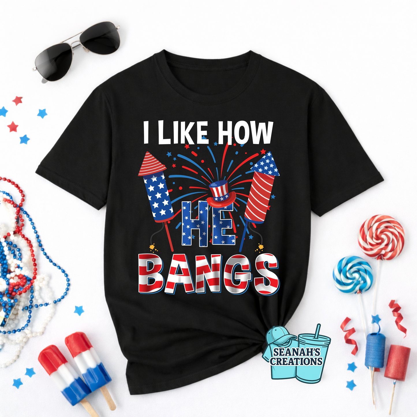 I Like How He Bangs Tee