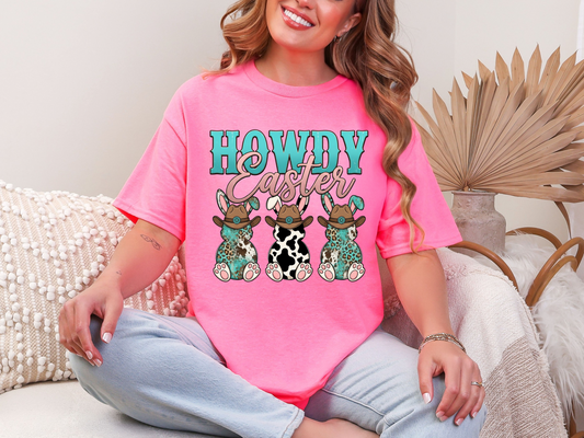 🌸 Howdy Easter Graphic Tee 🤠🐰