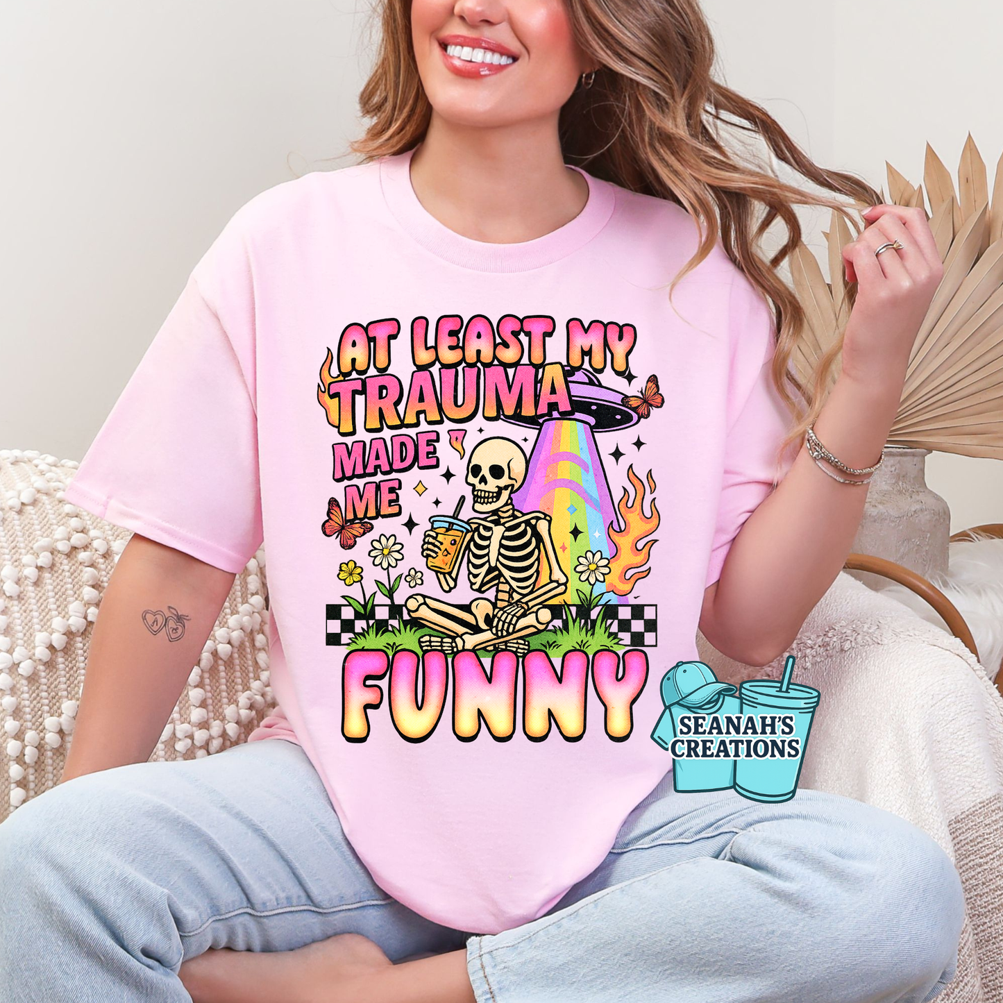 😂 At Least My Trauma Made Me Funny Tee