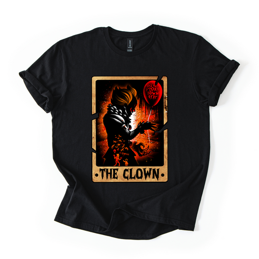 🎈 The Clown Horror Tee – Pennywise Inspired