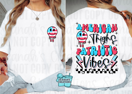 🇺🇸 American thigh patriotic vibes Tee