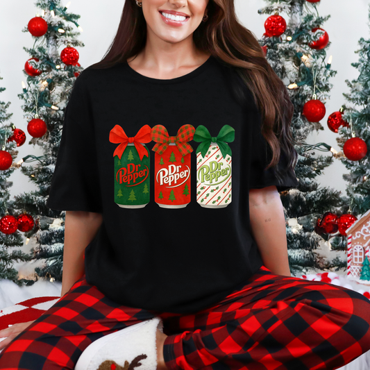 Christmas Dr Pepper Tee 🎄