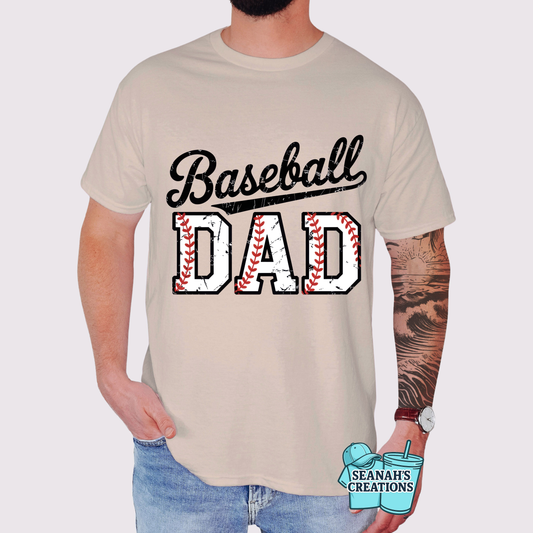 ⚾🖤 Baseball Dad Tee