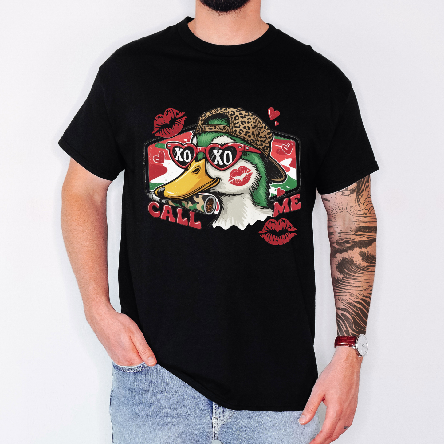 💋 Call Me Duck Valentine Graphic Tee 🦆
