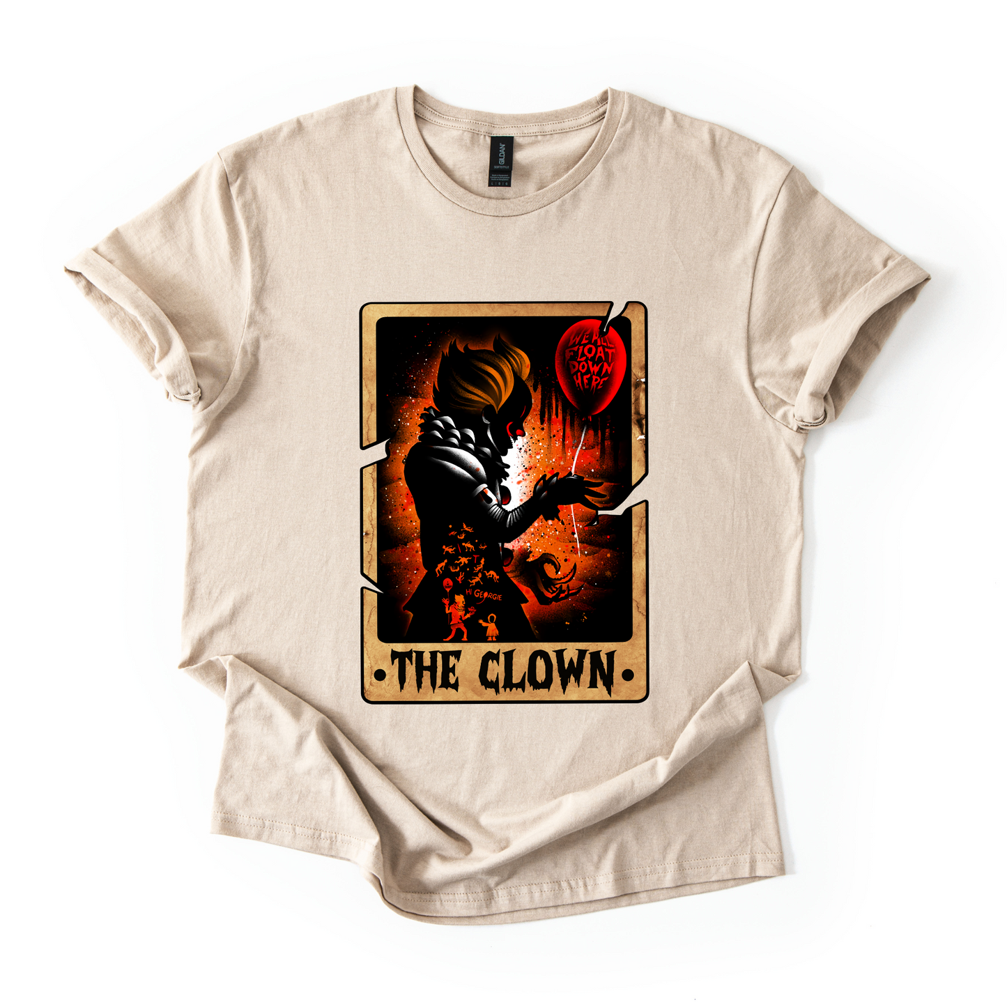 🎈 The Clown Horror Tee – Pennywise Inspired