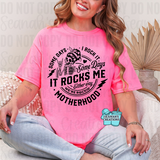 Motherhood Rocks Tee