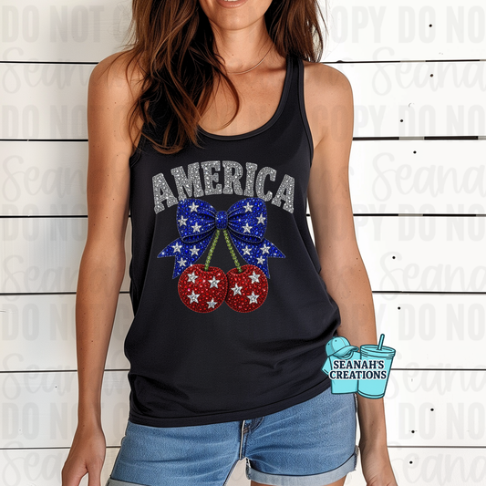 America Cherry Bow Tank