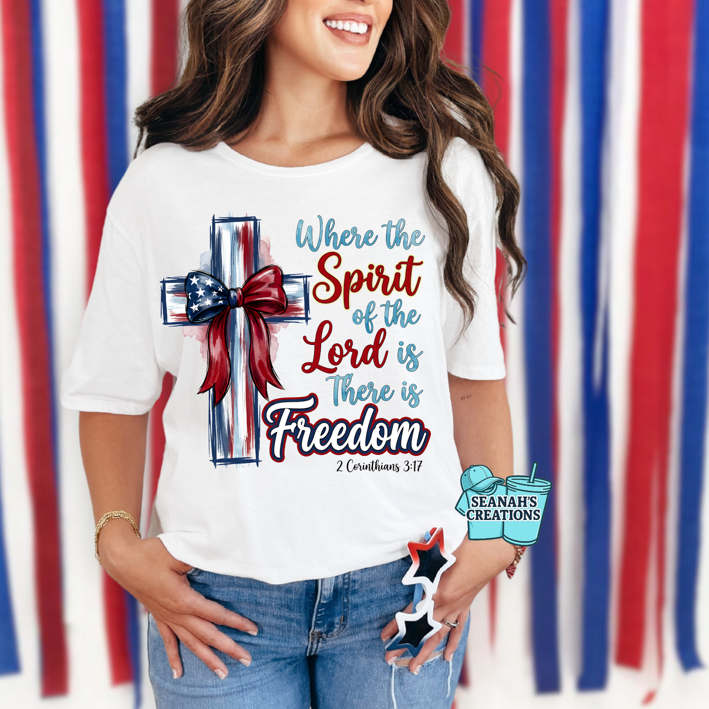 Where the Spirit of the Lord is There is Freedom Tee