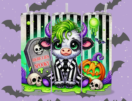 💚 Here Lies Spooky – 20oz Skinny Tumbler 💚
