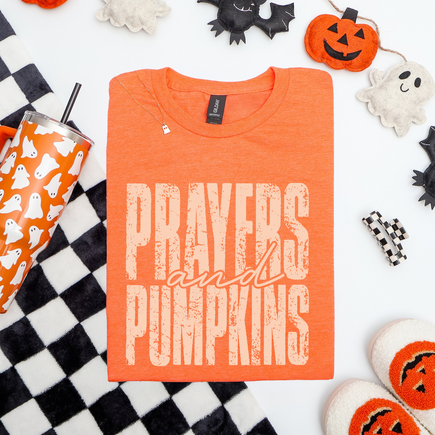 Prayers & Pumpkins Tee 🍂✝️