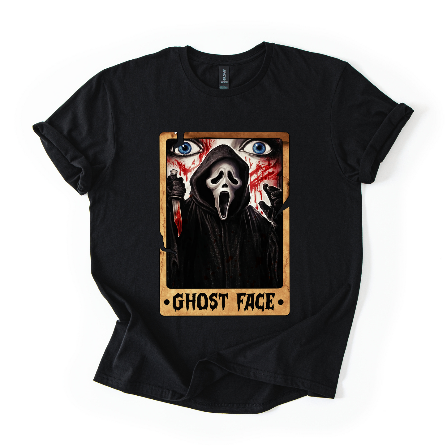 🔪 Ghost Face Horror Tee – Scream Inspired