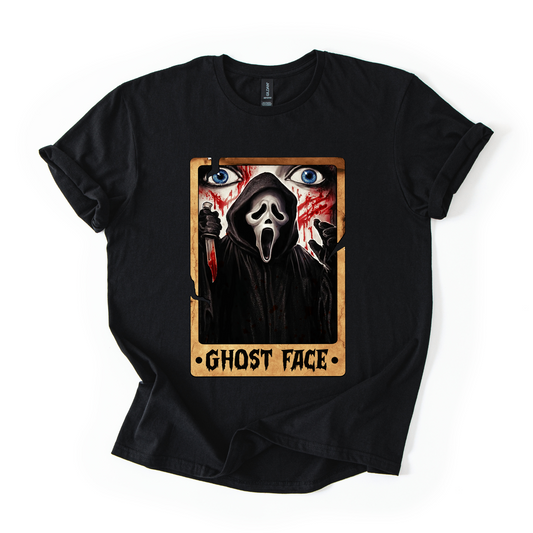 🔪 Ghost Face Horror Tee – Scream Inspired