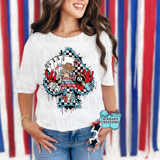 Western Casino Cross Tee