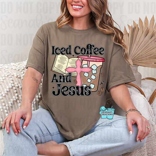 ☕ Iced Coffee And Jesus Tee