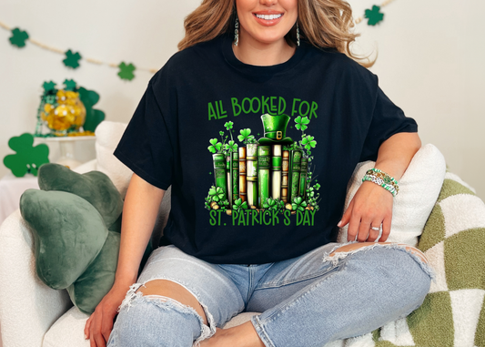 📚🍀 All Booked for St. Patrick’s Day Tee