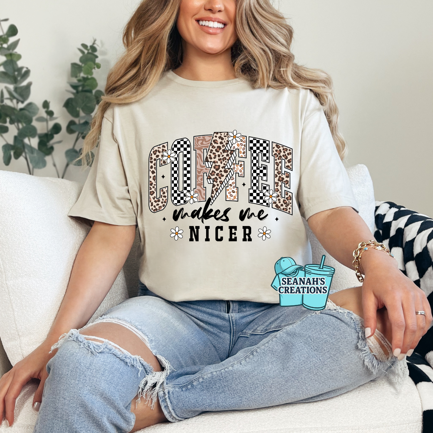 ☕ Coffee Makes Me Nicer Tee