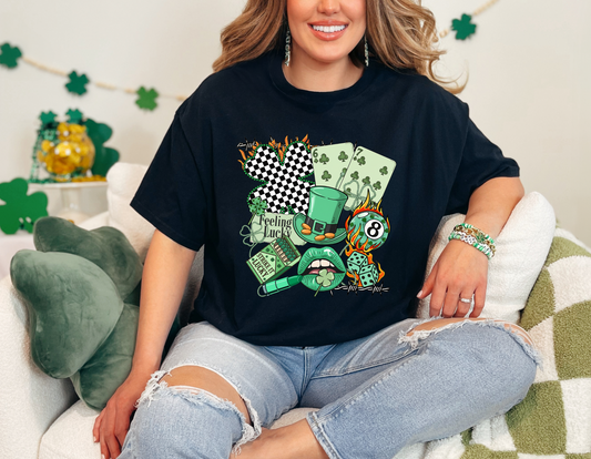 🍀 Feelin’ Lucky Statement Tee 🔥