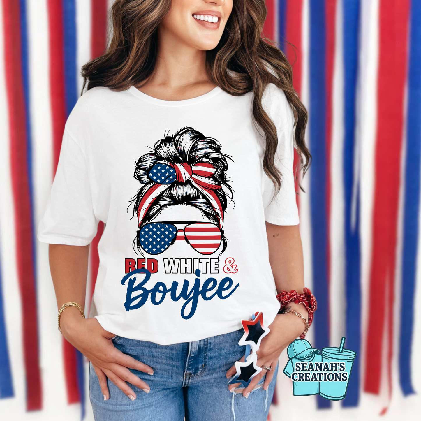 🇺🇸 Red White & Boujee Tee