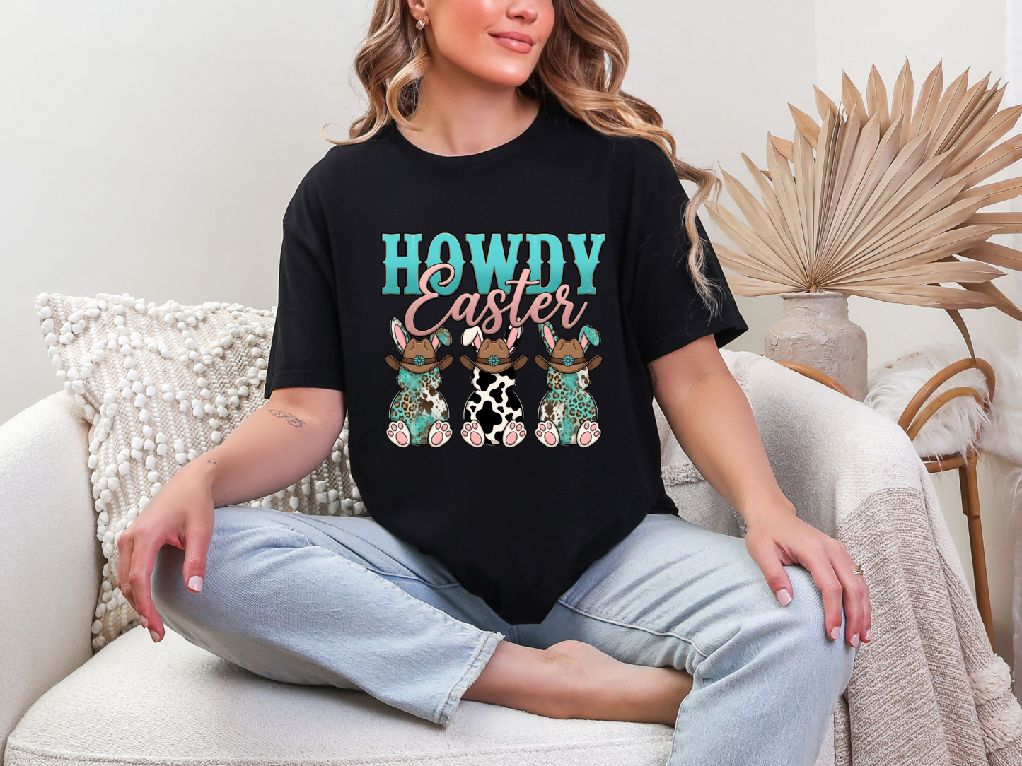 🌸 Howdy Easter Graphic Tee 🤠🐰