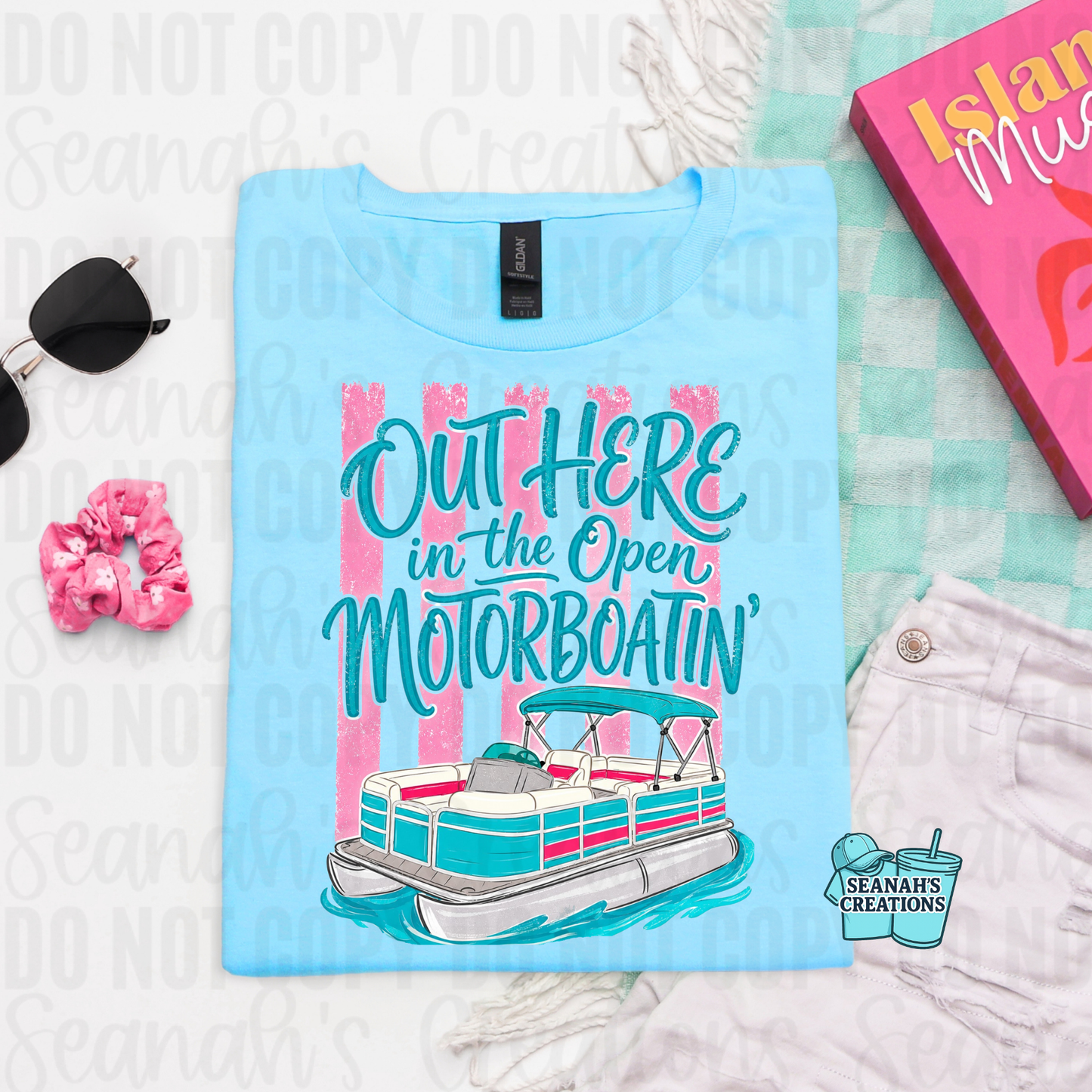 🚤 Out Here In The Open Motorboatin’ Tee