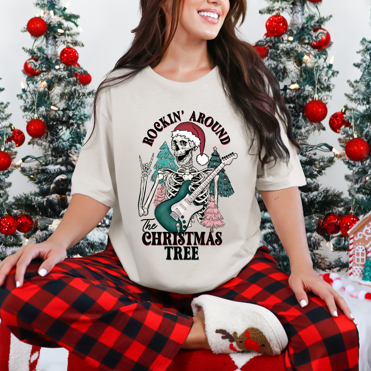 🎸 Rockin’ Around the Christmas Tree Tee 🎸