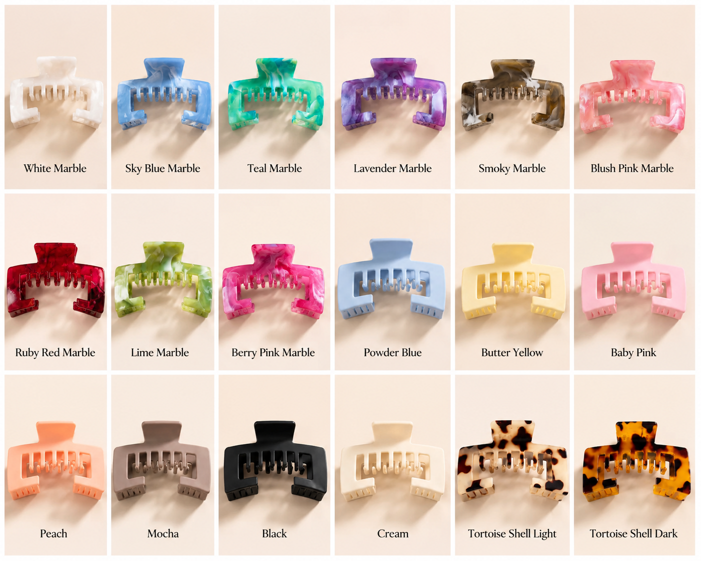 Trucker Claw Clips